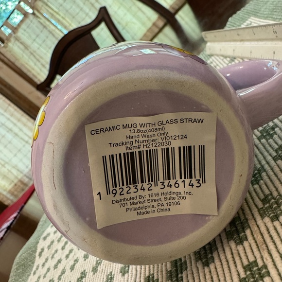 Have a G😍😍D Day ceramic mug with glass straw - Picture 4 of 4